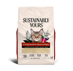Sustainably Yours front packaging clearly showing unscented 10 lb bag and benefits