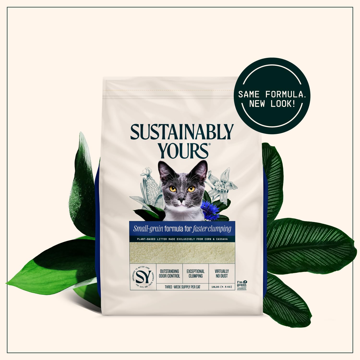 Sustainably Yours close-up of small-grain texture offering gentle paw comfort