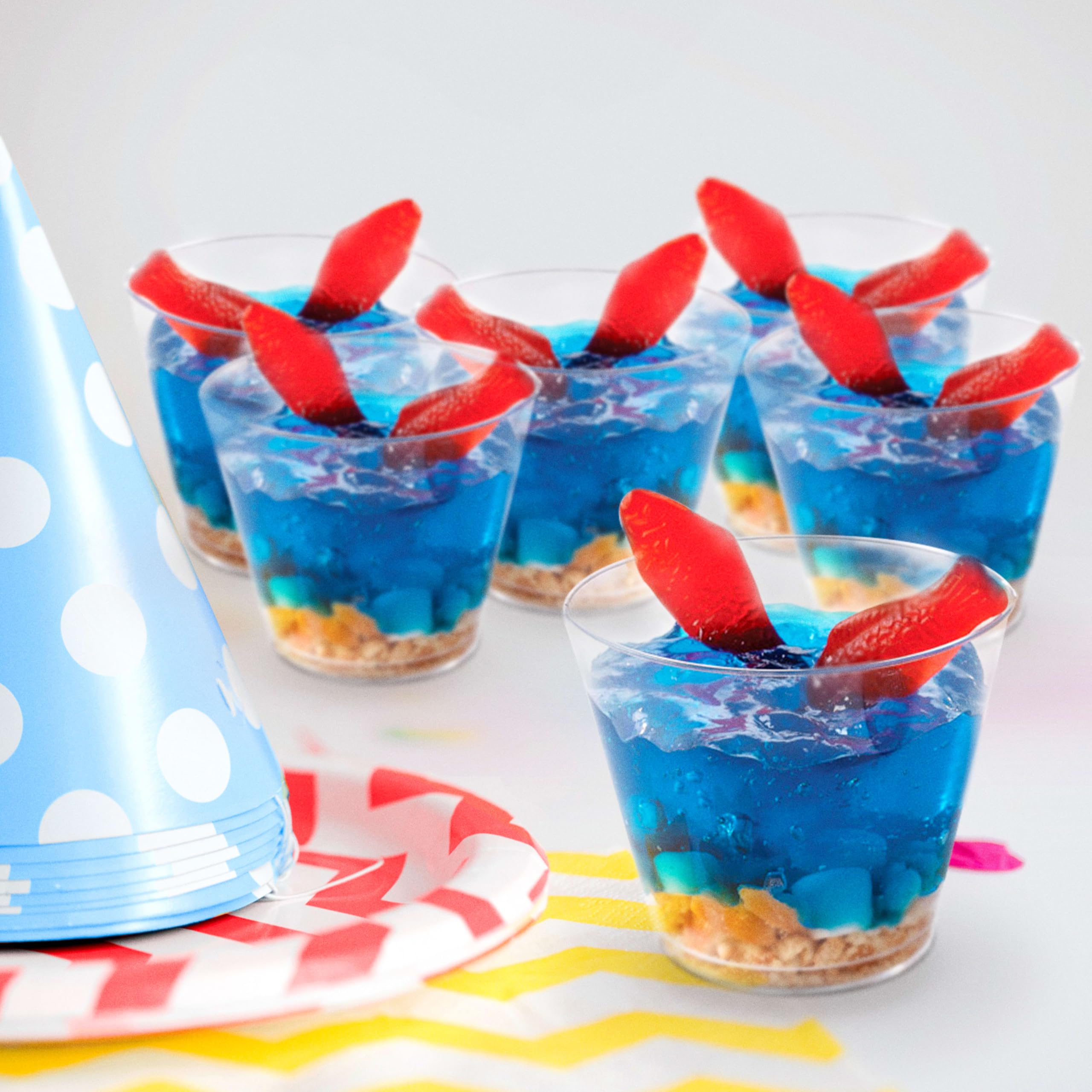 Swedish Fish frasco de vidrio decorativo para exhibición fácil