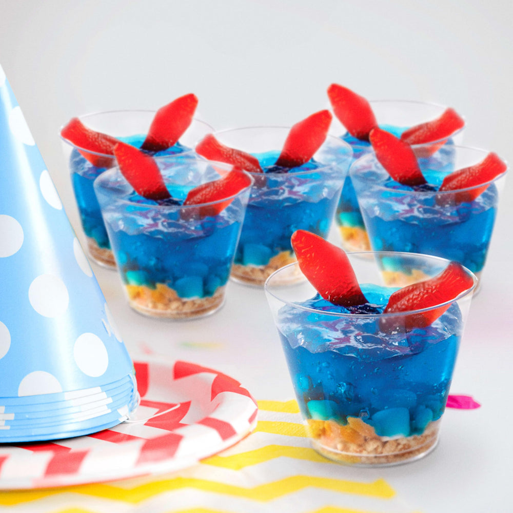 Swedish Fish frasco de vidrio decorativo para exhibición fácil