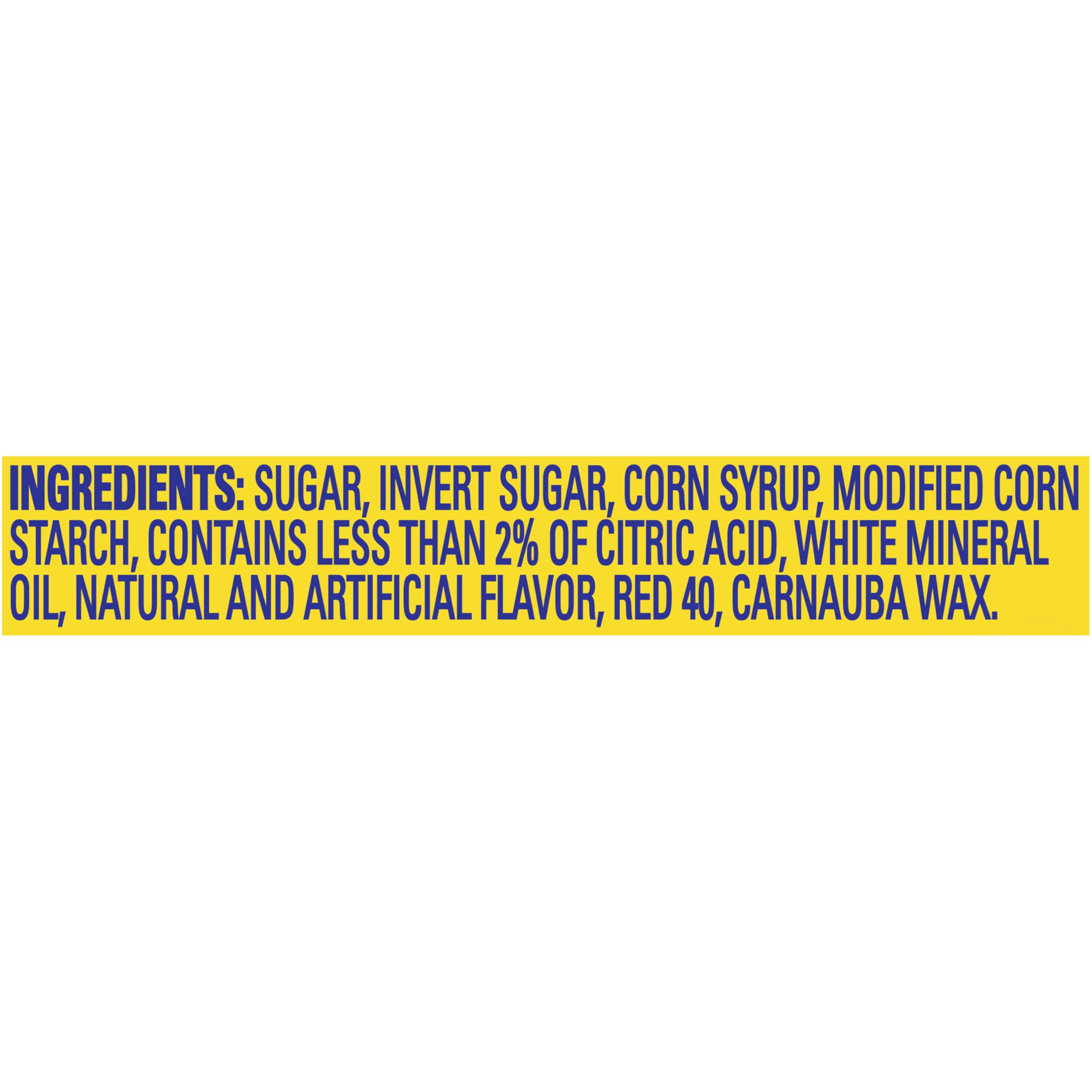 Swedish Fish primer plano de textura masticable y apetecible
