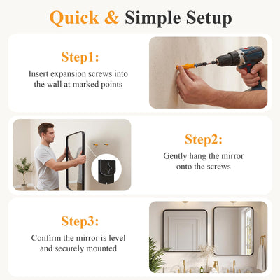 Sweetcrispy included installation hardware displayed for easy, secure mounting