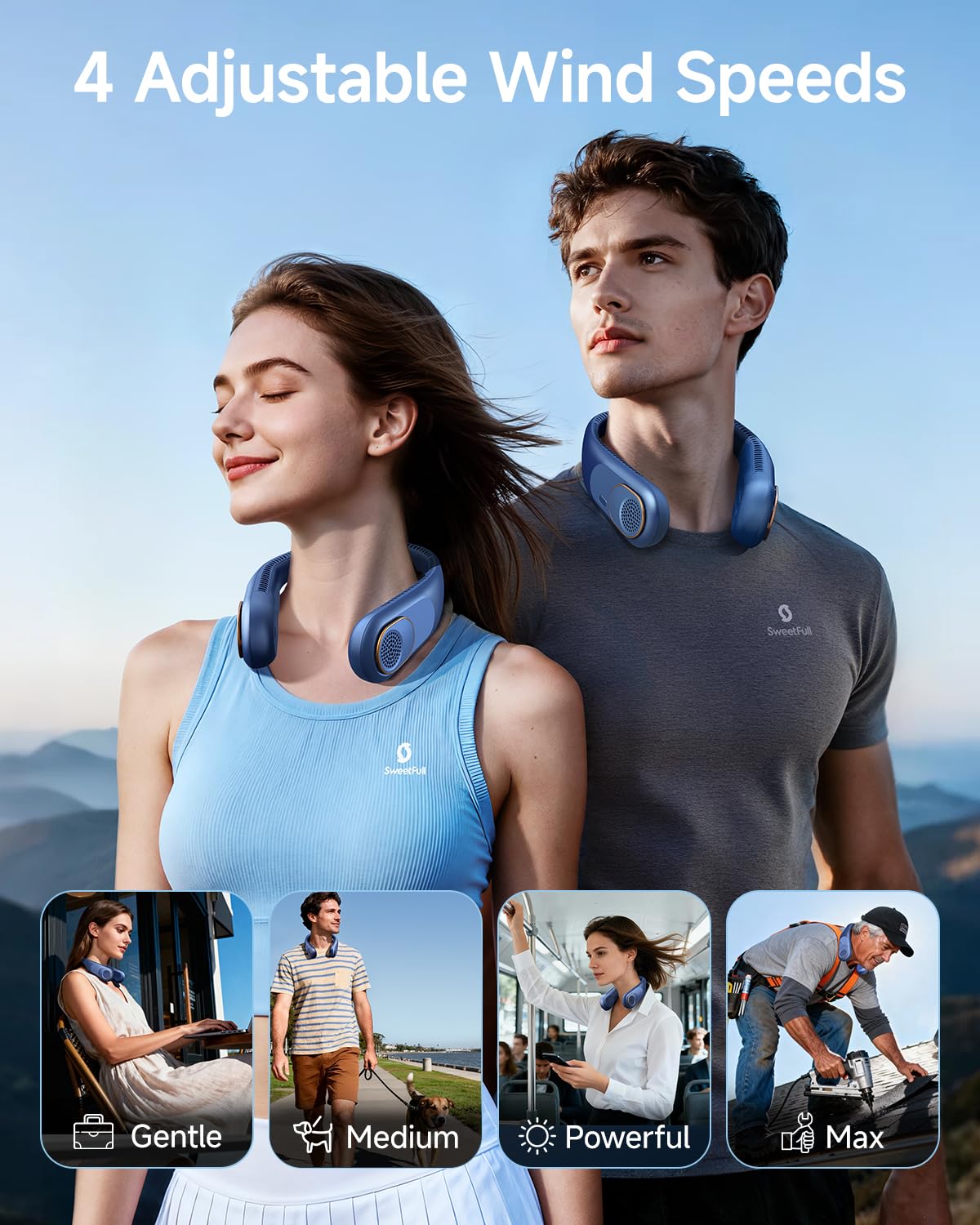 SWEETFULL primer plano materiales TPE y ABS para confort y durabilidad