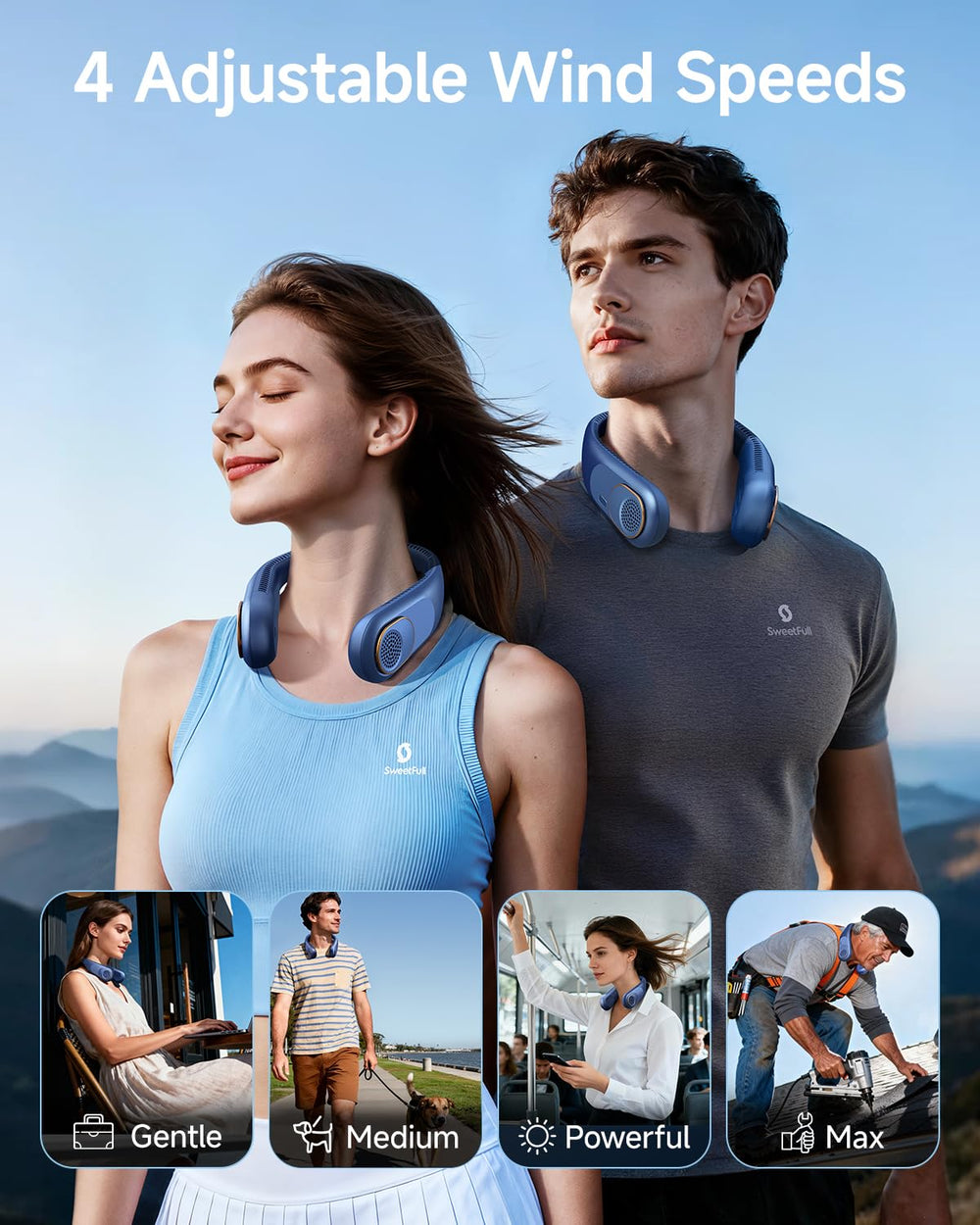 SWEETFULL primer plano materiales TPE y ABS para confort y durabilidad