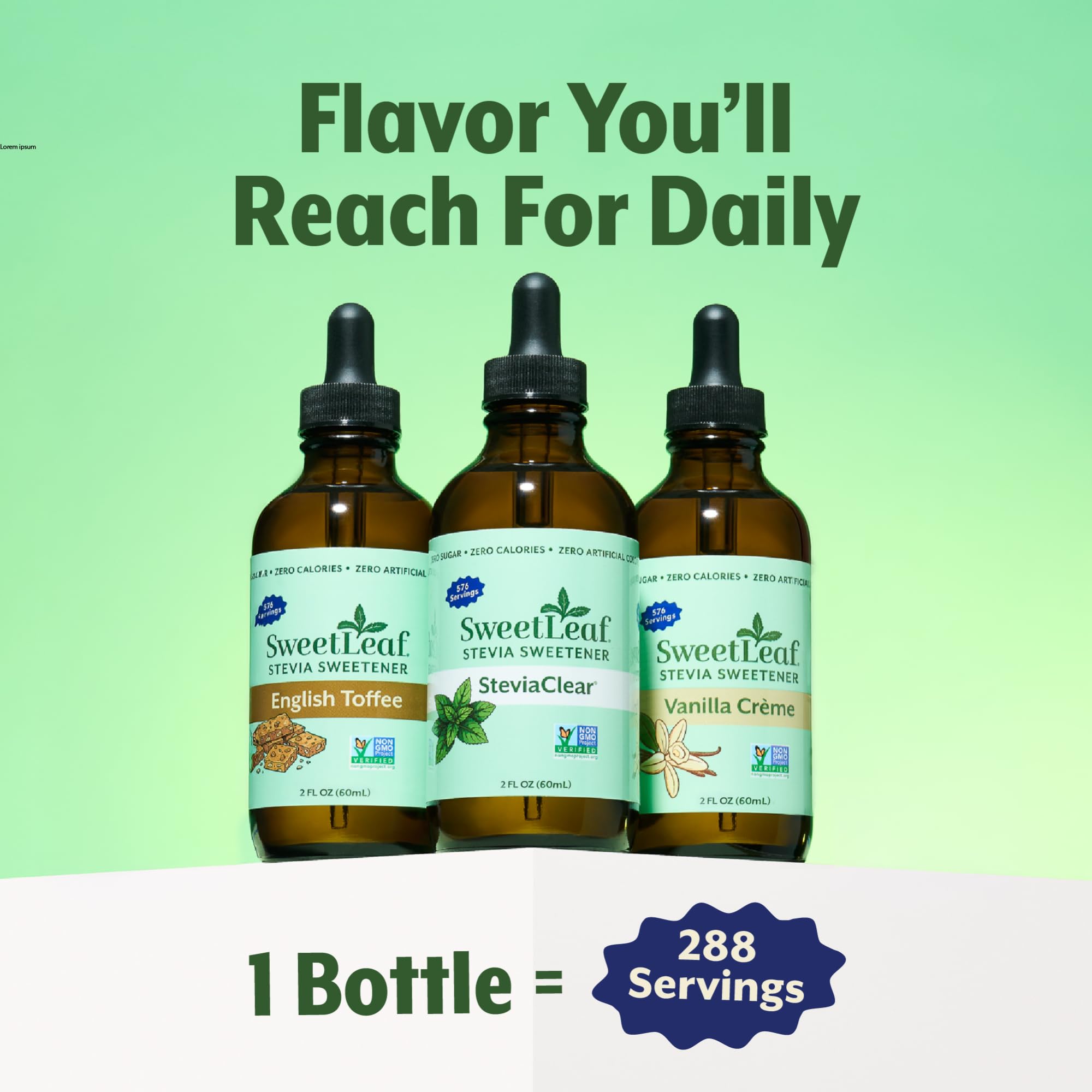 SweetLeaf lista de ingredientes y aroma natural de toffee