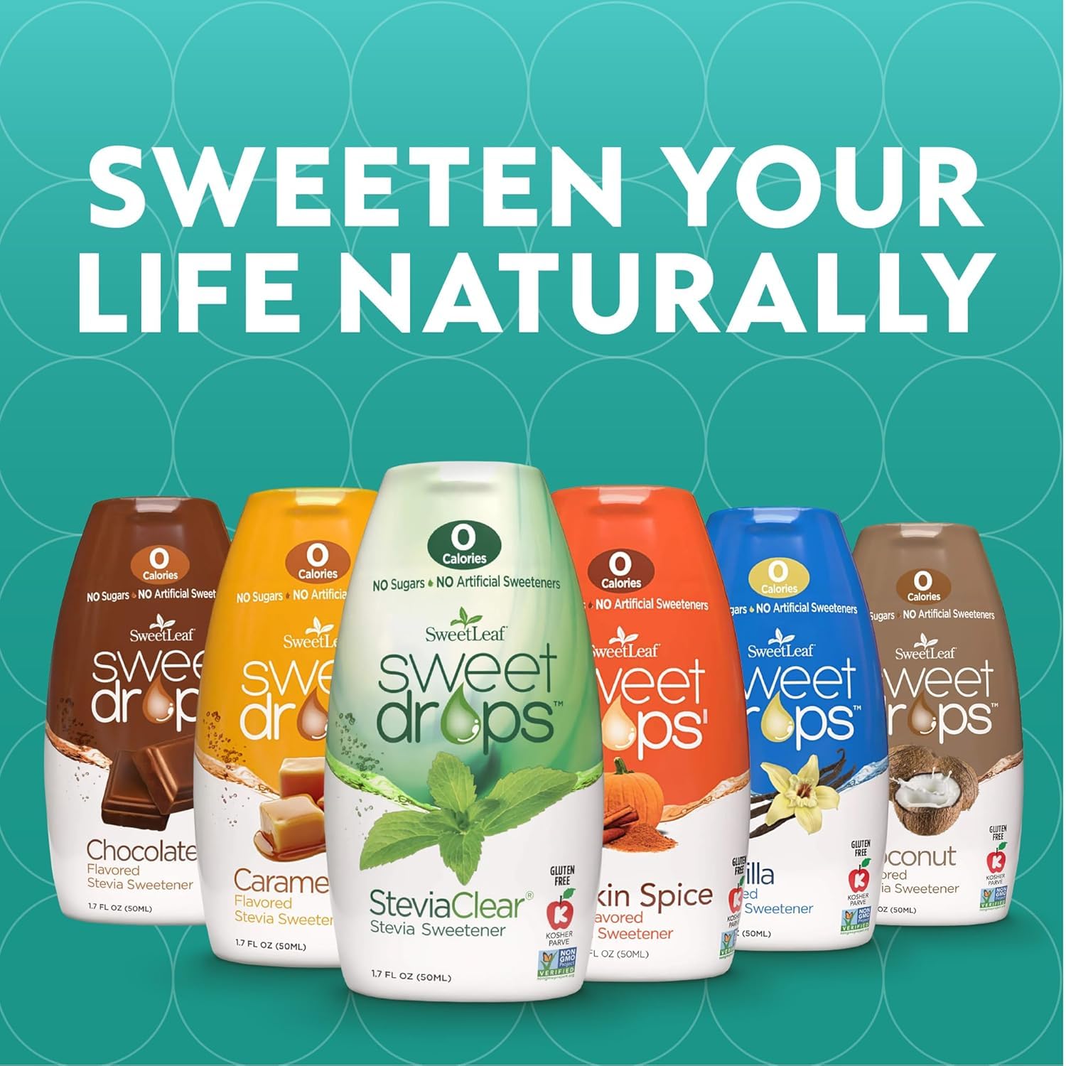 SweetLeaf gota de endulzante en cucharilla mostrando claridad y concentración
