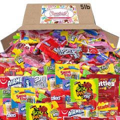 SWEETSIDE CANDY CO. bolsa frontal con 5 lb de caramelos surtidos listos para fiestas