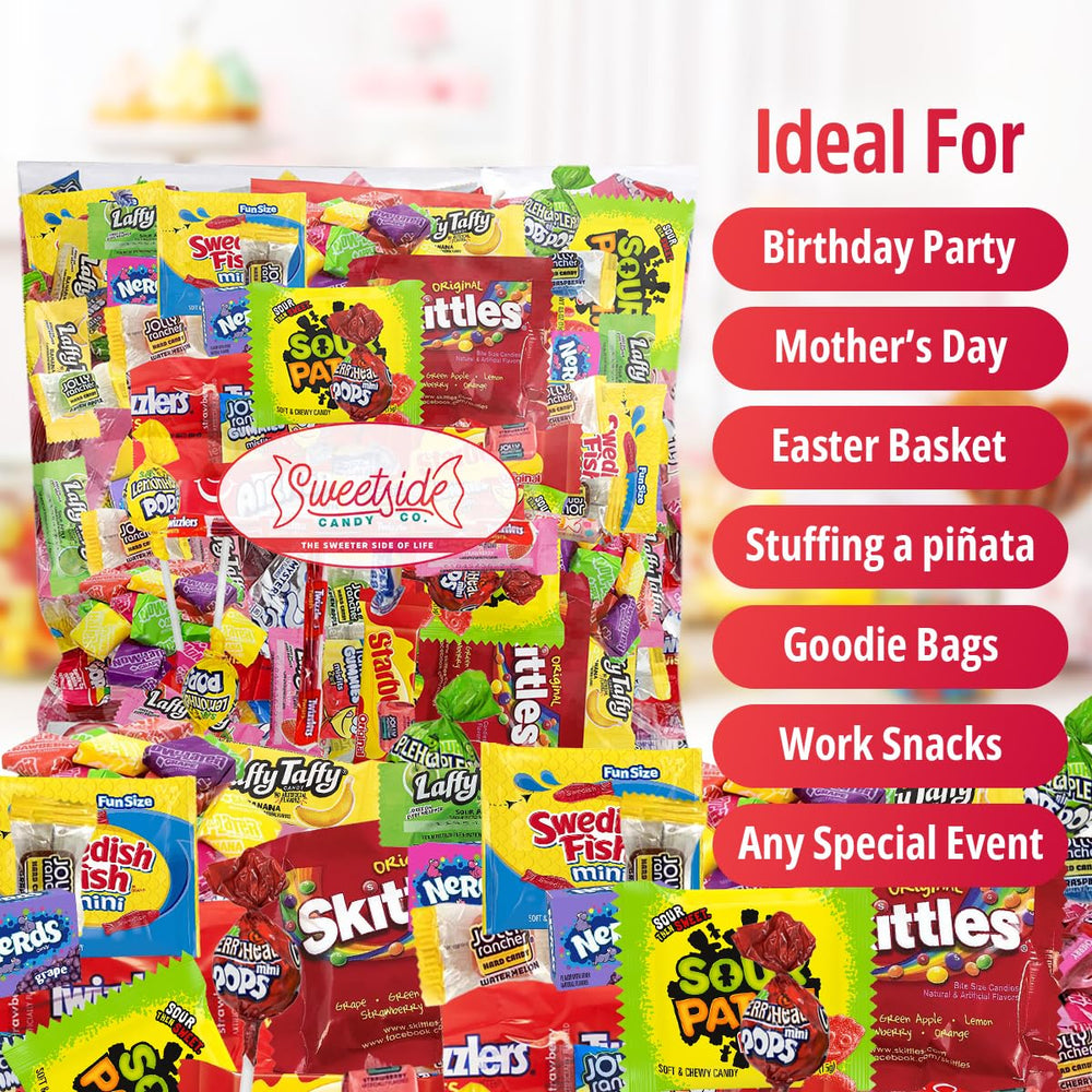SWEETSIDE CANDY CO. etiqueta del lote y detalles de almacenamiento para conservar frescura