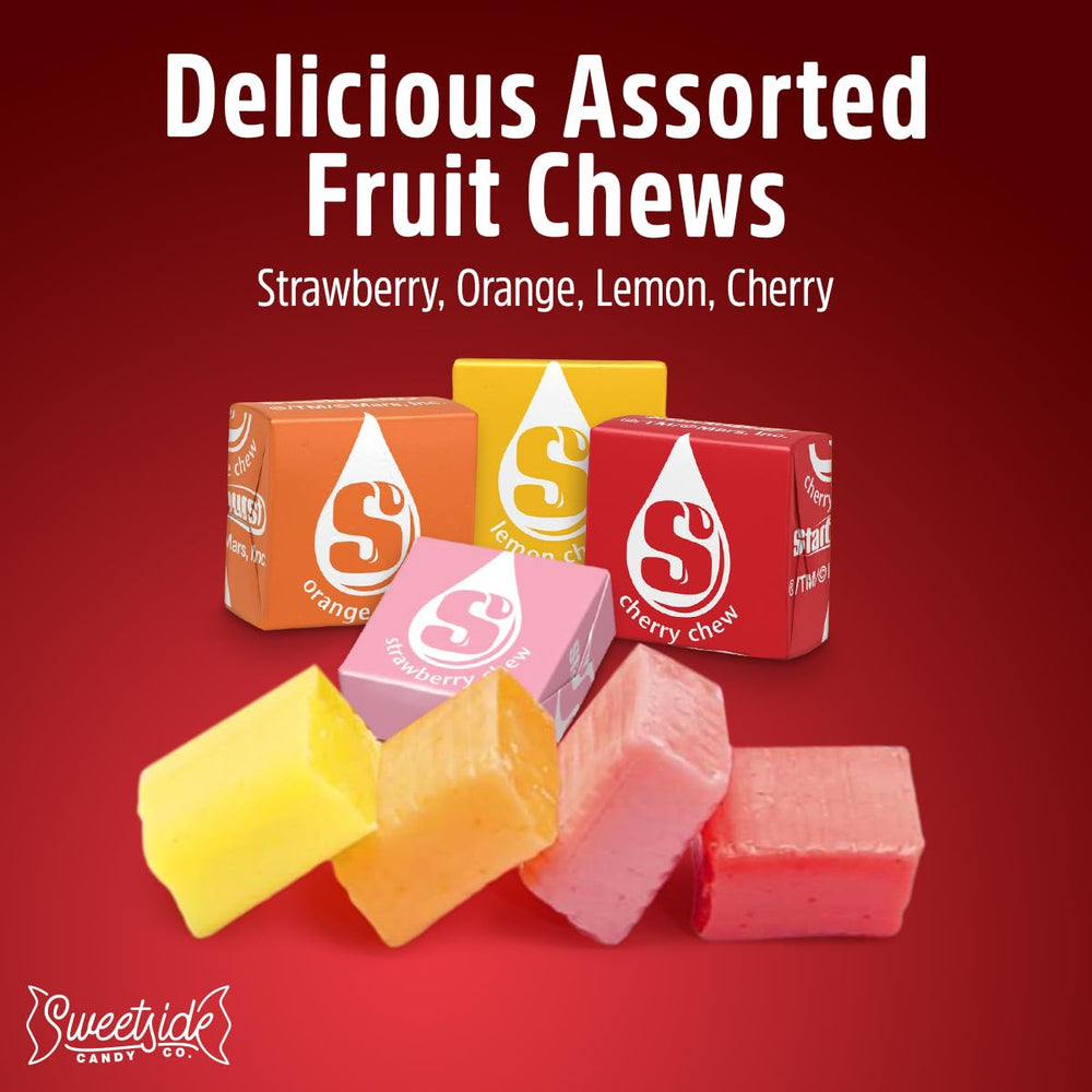 SWEETSIDE CANDY CO. frasco lleno de Starbrst listo para decorar mesas