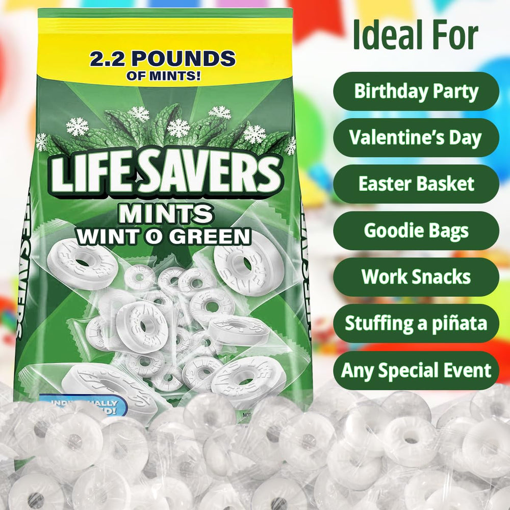 Kit de fiesta con mints Wint O Green incluidos como recuerdo o apoyo para invitados