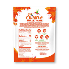 Close-up of Swerve granular texture highlighting sugar-like crystals and baking benefit