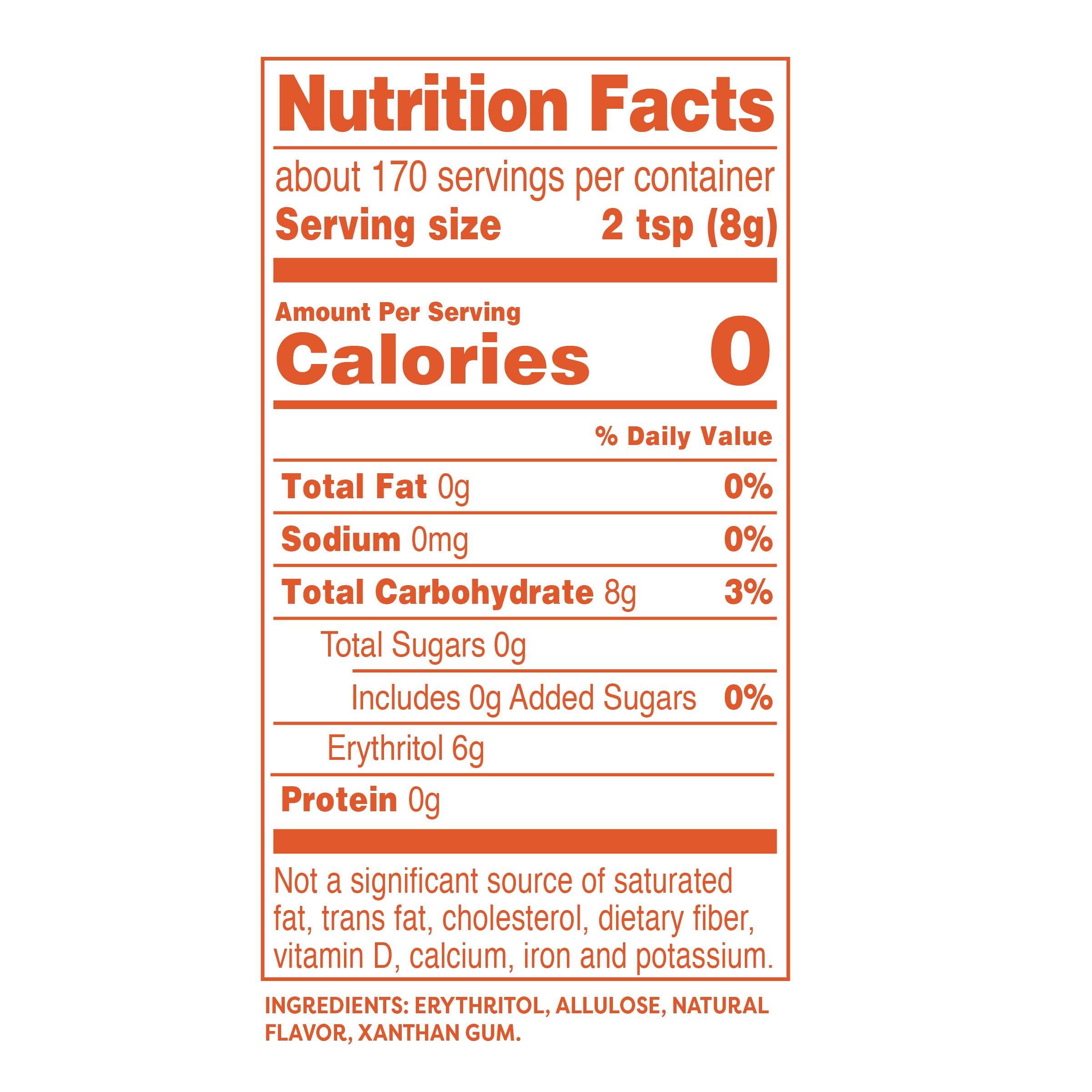 Measuring cup of Swerve demonstrating 1:1 substitution with sugar for easy recipes