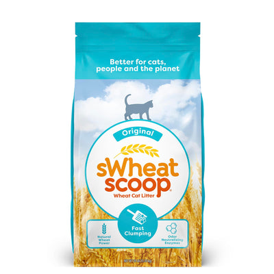 sWheat Scoop front of bag showing brand and 25 pound size for informed choice
