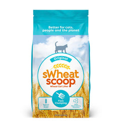 sWheat Scoop front of bag showing brand and 25 pound size for informed choice