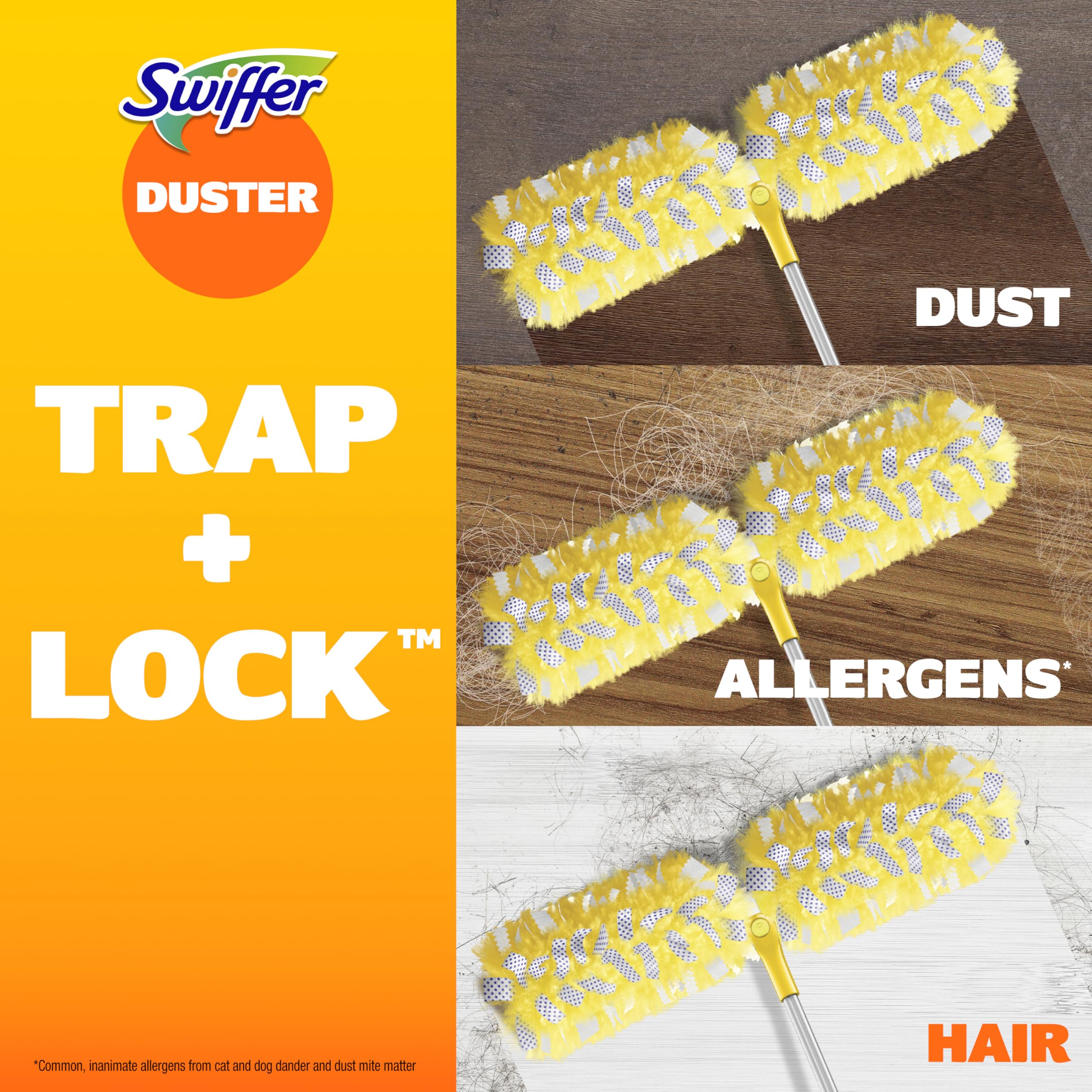 Swiffer kit dispuesto con 8 recambios y mango listo para usar