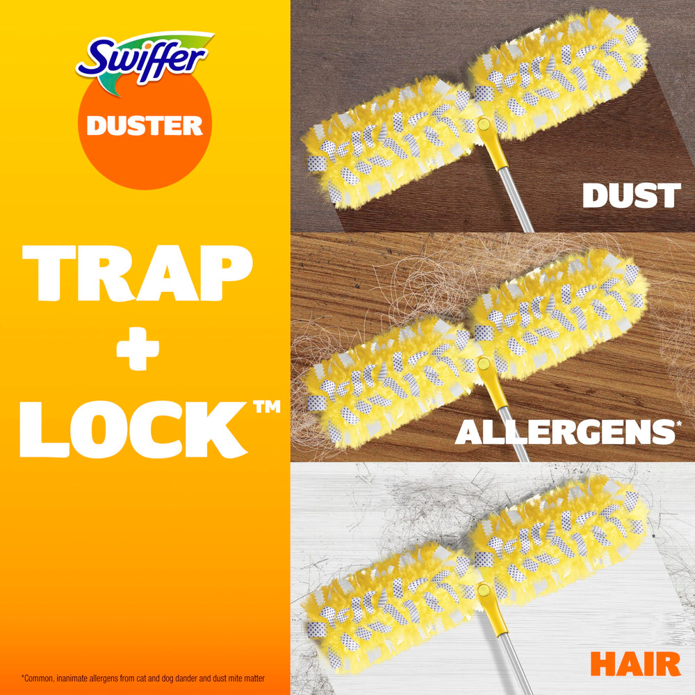 Swiffer kit dispuesto con 8 recambios y mango listo para usar