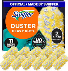 Swiffer recarga frontal del paquete mostrando 11 unidades y conveniencia
