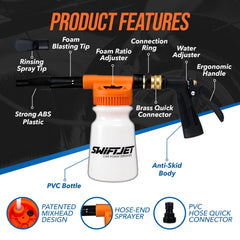 SwiftJet manopla de microfibra suave que protege pintura al frotar