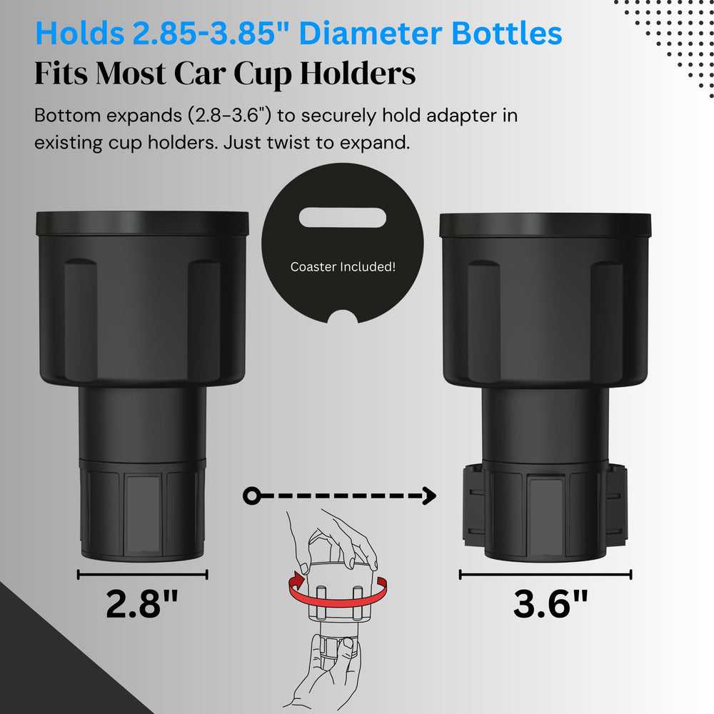 Swigzy con Hydro-Flask en uso mantiene la botella estable