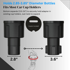 Swigzy con Hydro-Flask en uso mantiene la botella estable