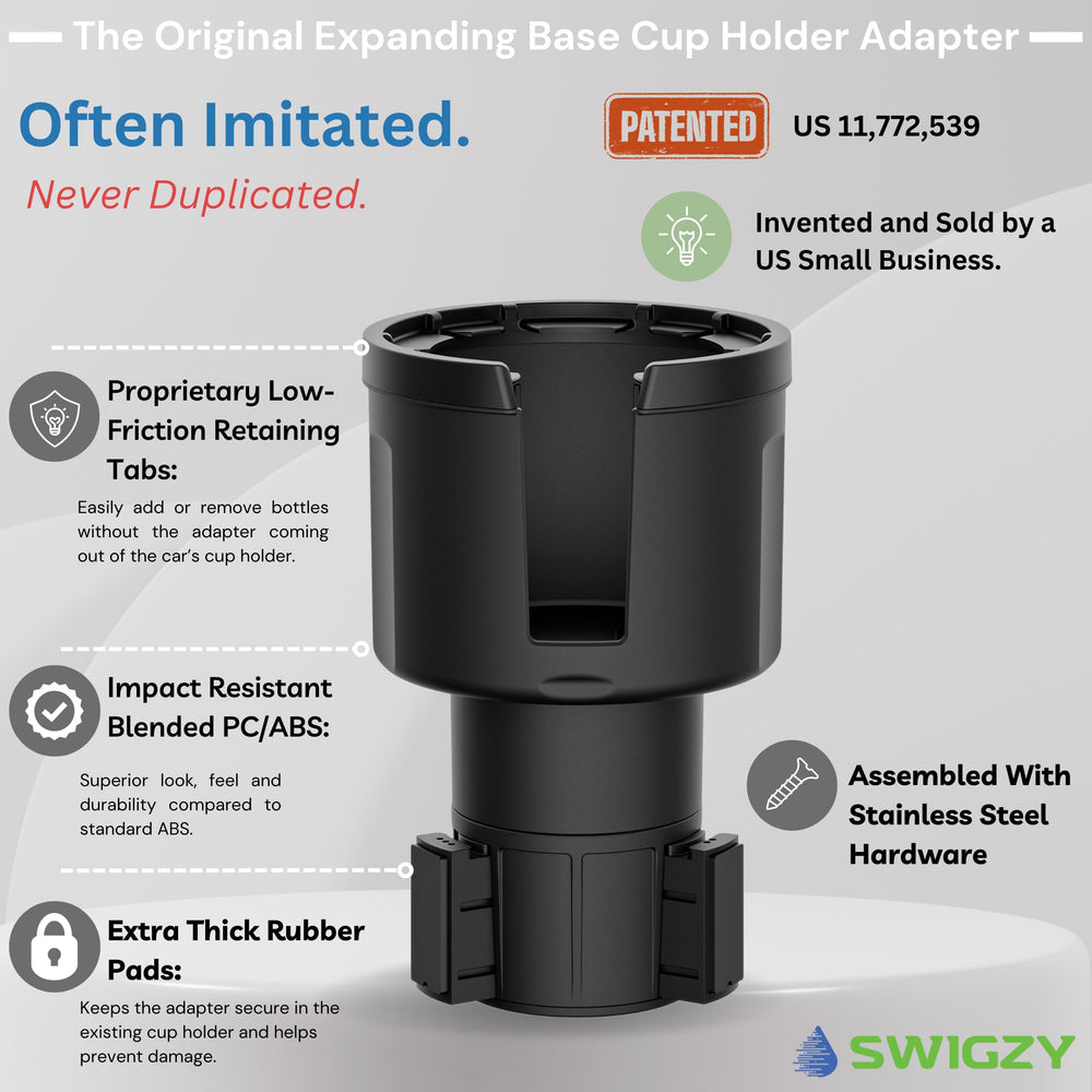Swigzy pestañas de retención que facilitan inserción y extracción