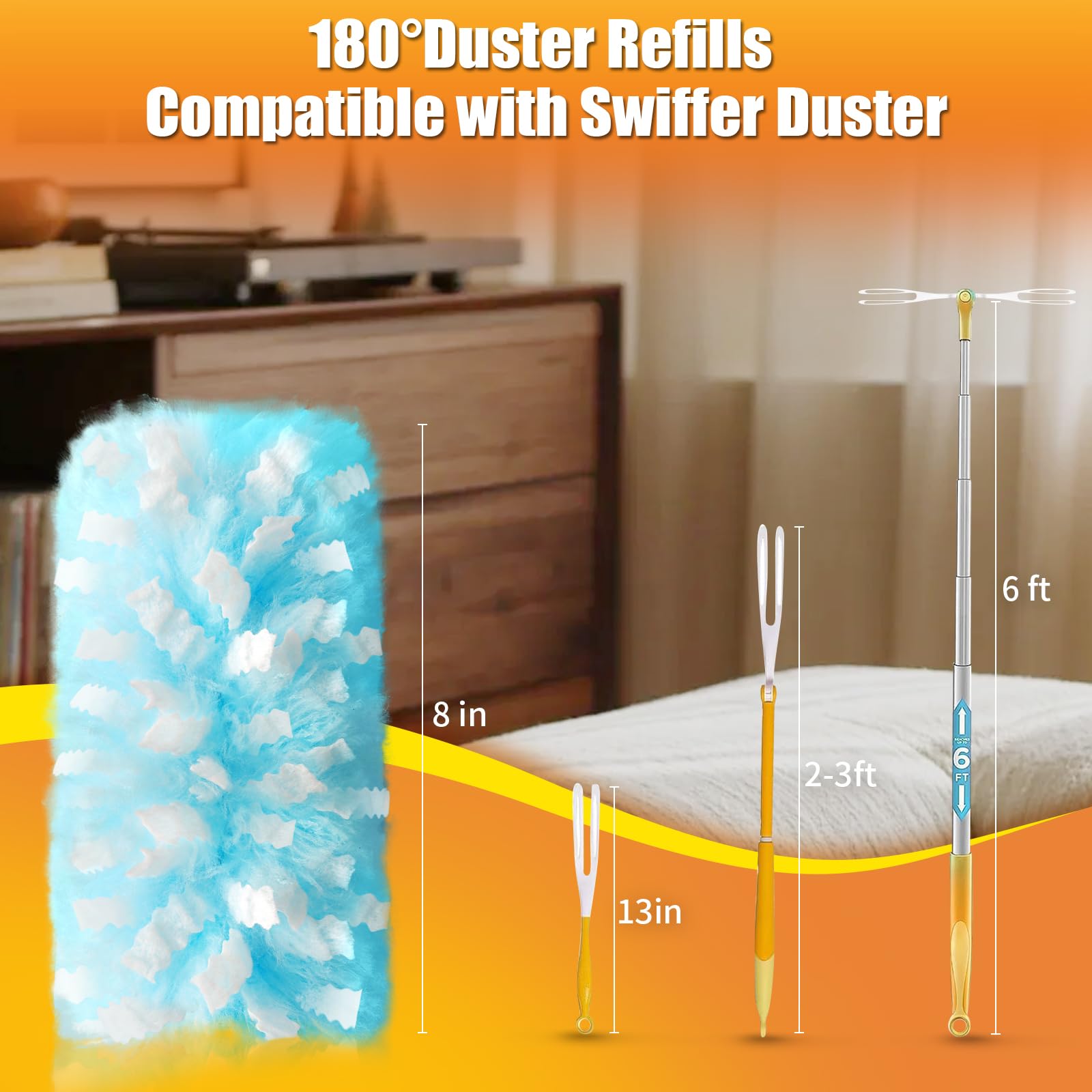 Swilsweep microfiber close-up showing thick fibers that trap dust effectively