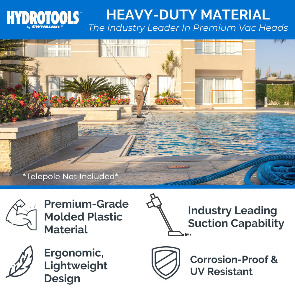 Swimline HydroTools material reforzado resistente a rayos UV y corrosión para larga vida