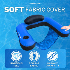 Swimline close-up del asiento de malla reforzada para frescura