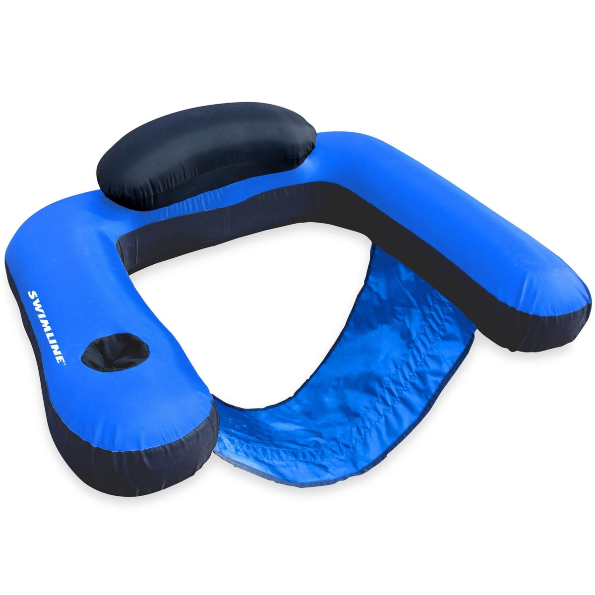 Swimline vista frontal del U-Seat con forma en U y confort visible