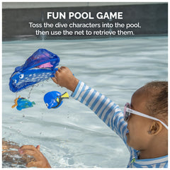 SwimWays closeup de la figura Dory resaltando colores vivos y resistencia al agua