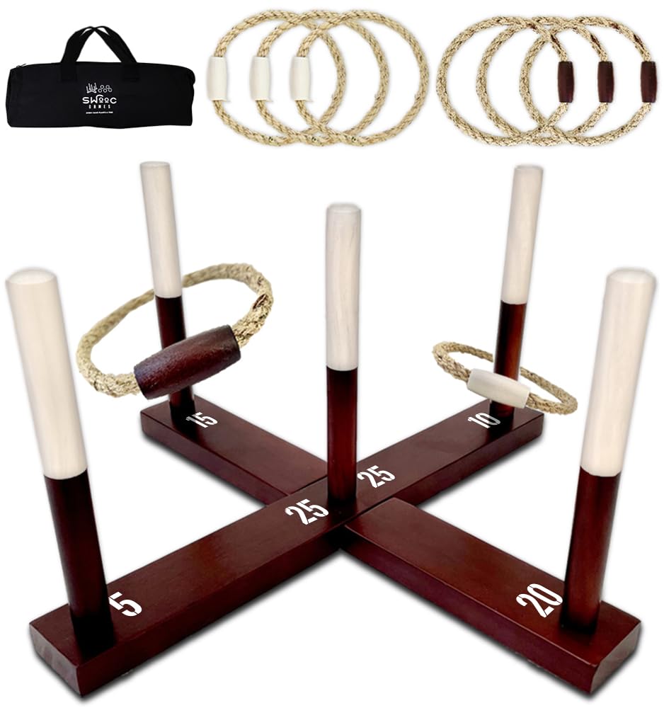 Swooc rustic set front packaging showing complete kit and easy setup benefit