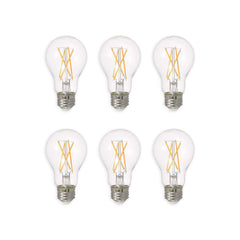 SYLVANIA bombilla TruWave pack de 6 mostrando diseño frontal y casquillo E26