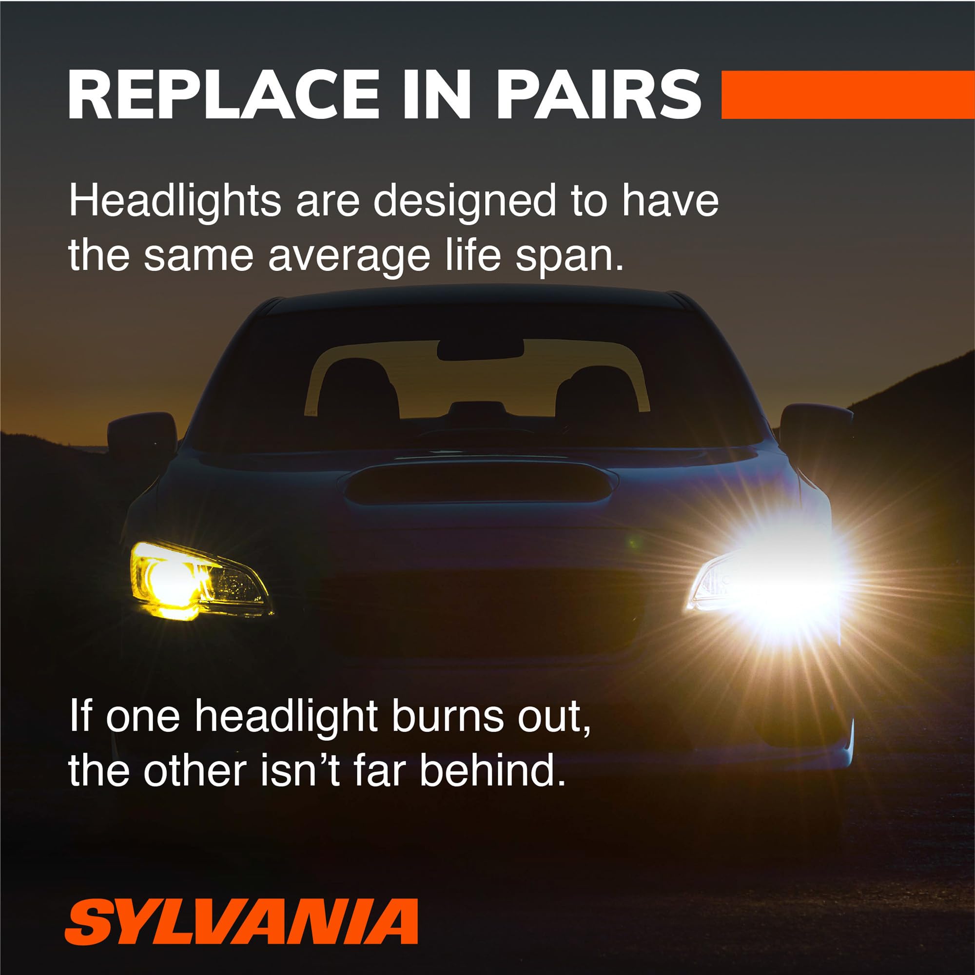 SYLVANIA 9003 XtraVision two-bulb pack open showing ready-to-install pair