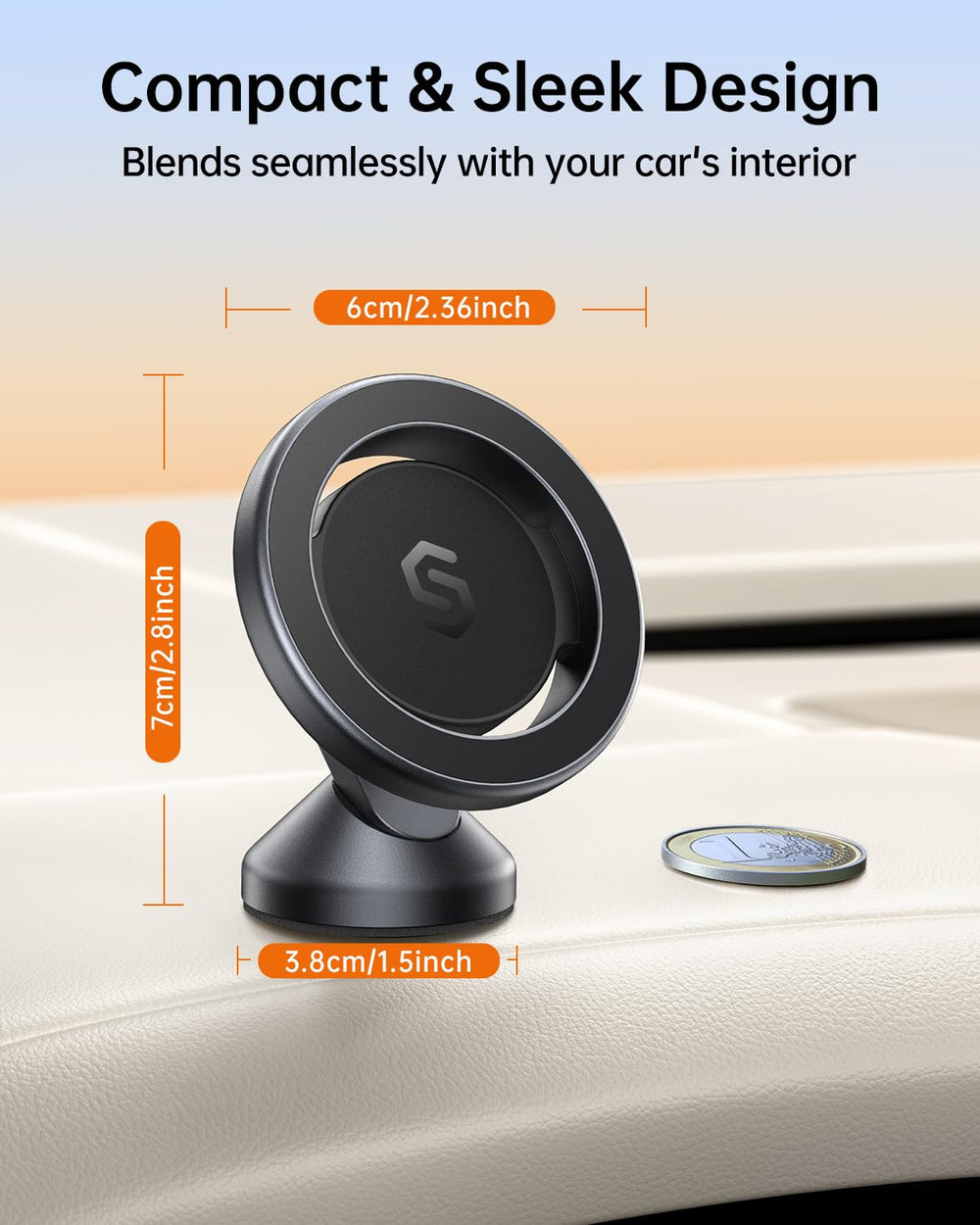 SYNCWIRE vista lateral muestra giro 360 grados para ángulo ideal