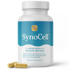 Synocell envase frontal mostrando la fórmula para soporte articular
