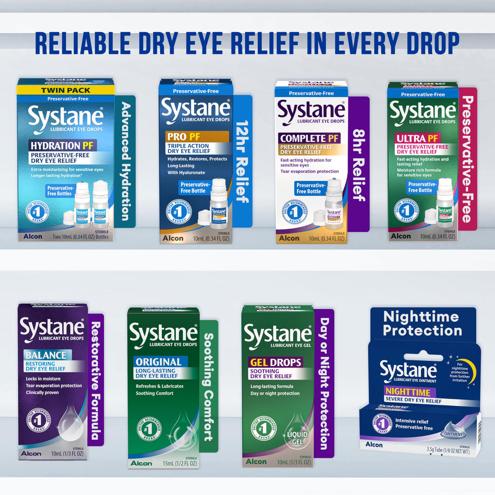 Systane aplicación en ojo con lentes, comodidad y uso seguro con lentes de contacto