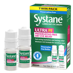 Systane botella frontal mostrando el envase multidosis y beneficio de ahorro
