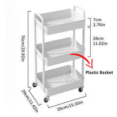 Sywhitta close-up of top shelf showing smooth plastic surface and easy access