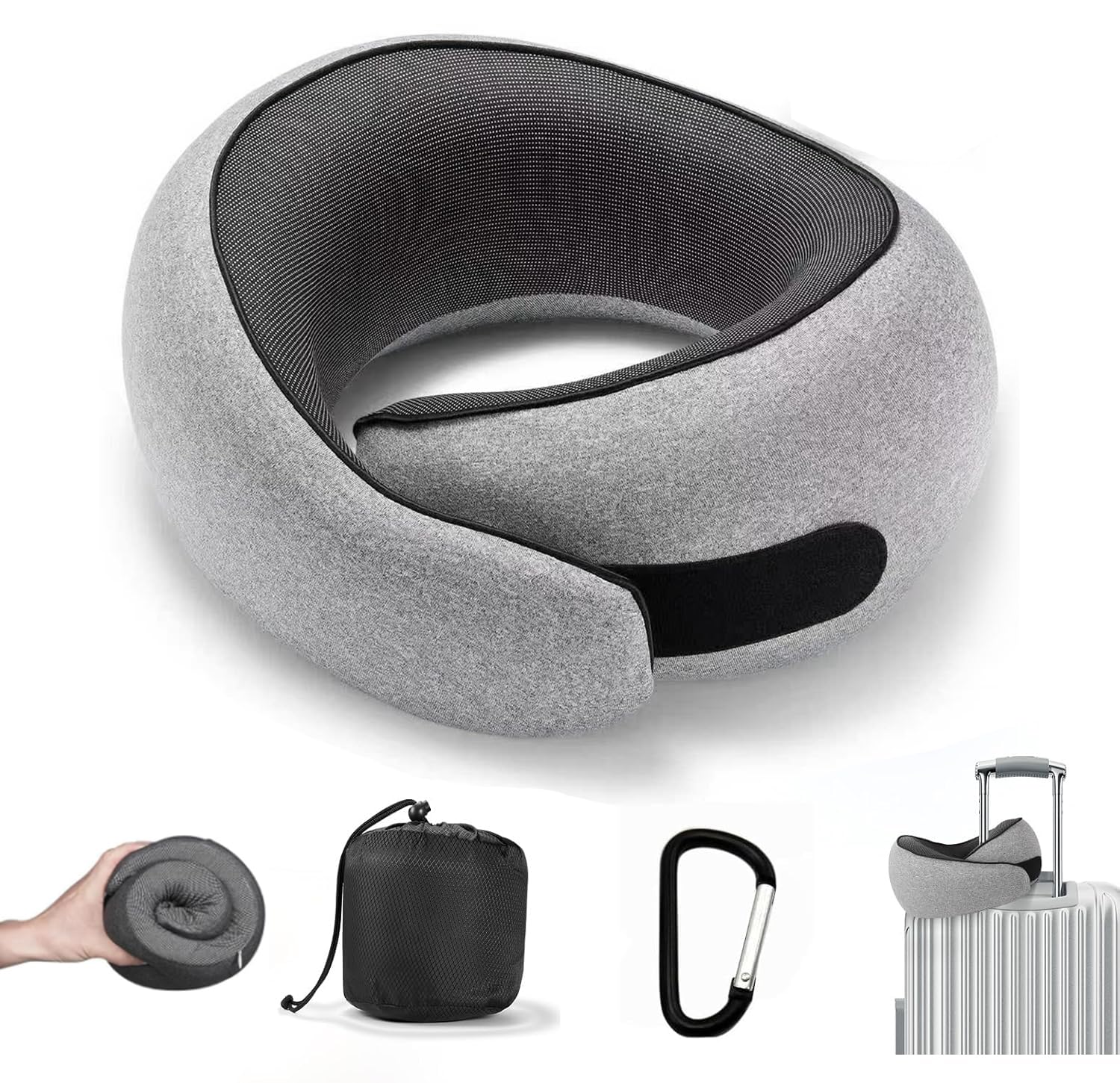 SZXYX almohada frontal mostrando forma envolvente y soporte cómodo