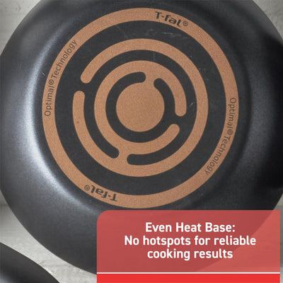 T-Fal vented glass lids and ergonomic handles for safe lifting benefit