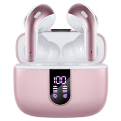 TAGRY auriculares X08 estuche frontal mostrando diseño compacto y portabilidad
