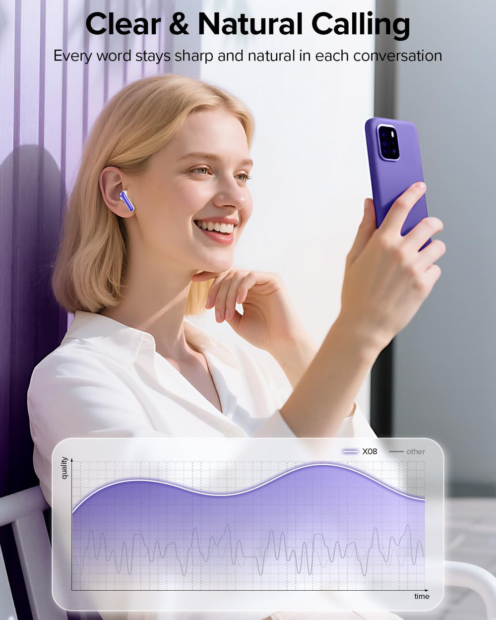 TAGRY control táctil en auricular para llamadas y reproducción sin móvil