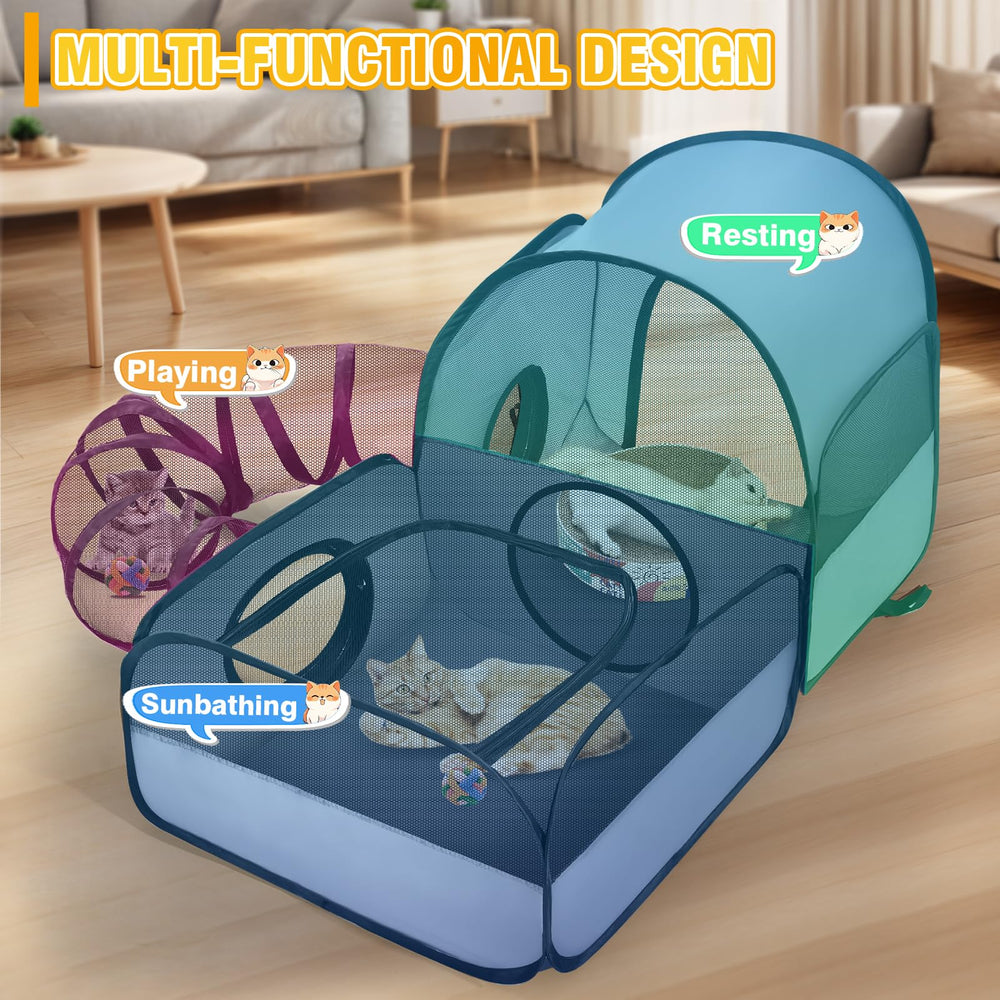 TailTastic breathable mesh panel detail offering ventilation and visibility for pet safety