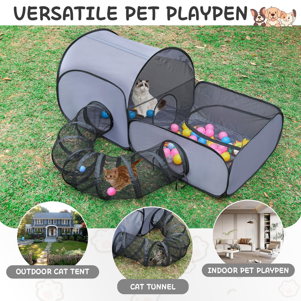 TailTastic parque montado en jardín, seguridad para actividades al aire libre