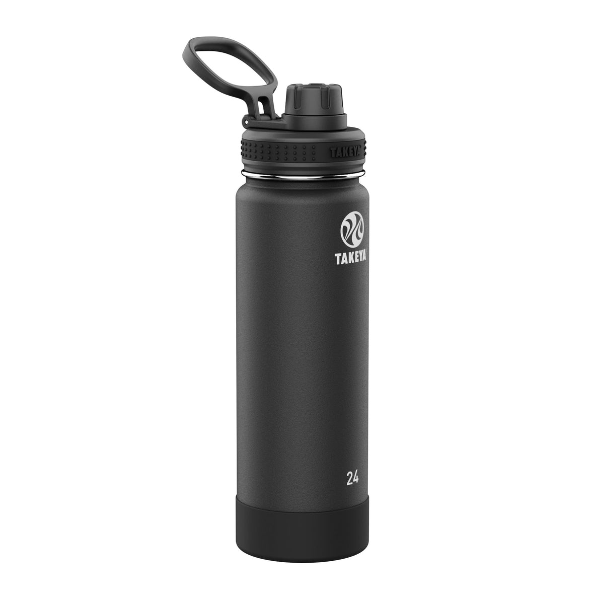 Takeya Onyx front view showing bottle shape and on-the-go benefit