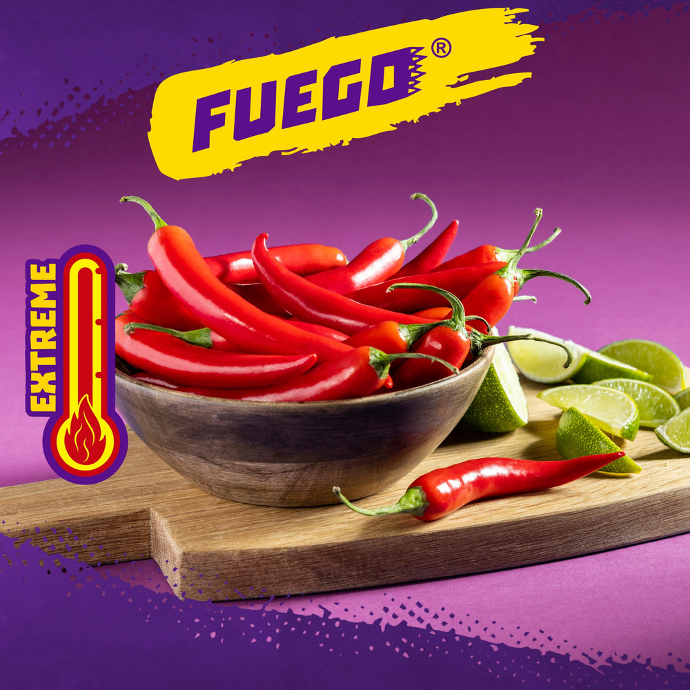 Takis Fuego bolsa abierta textura crujiente lista para consumir