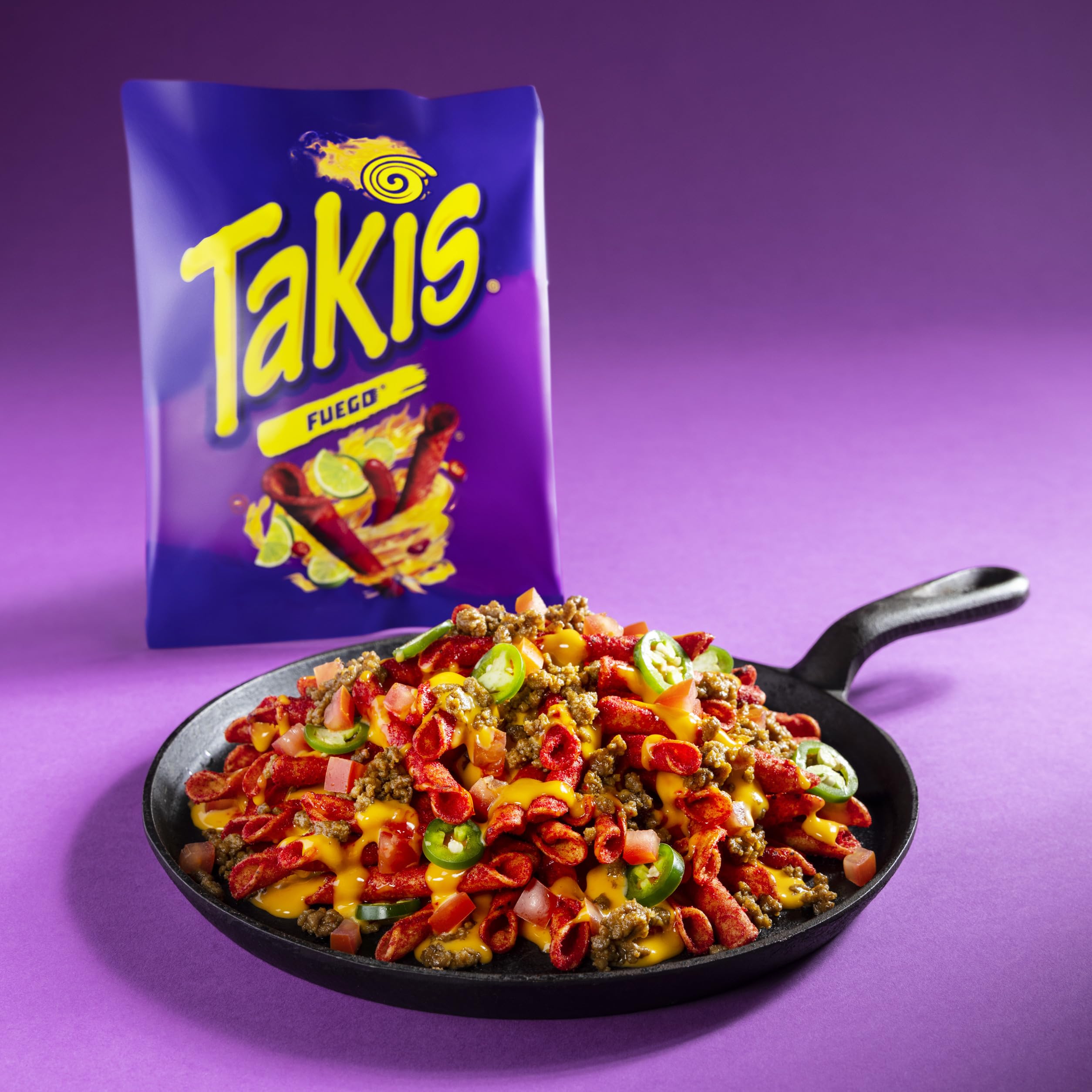 Takis Fuego escala de tamaño compara porción individual práctica