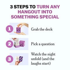 TALES cards spread on table showing varied prompts to spark group conversation