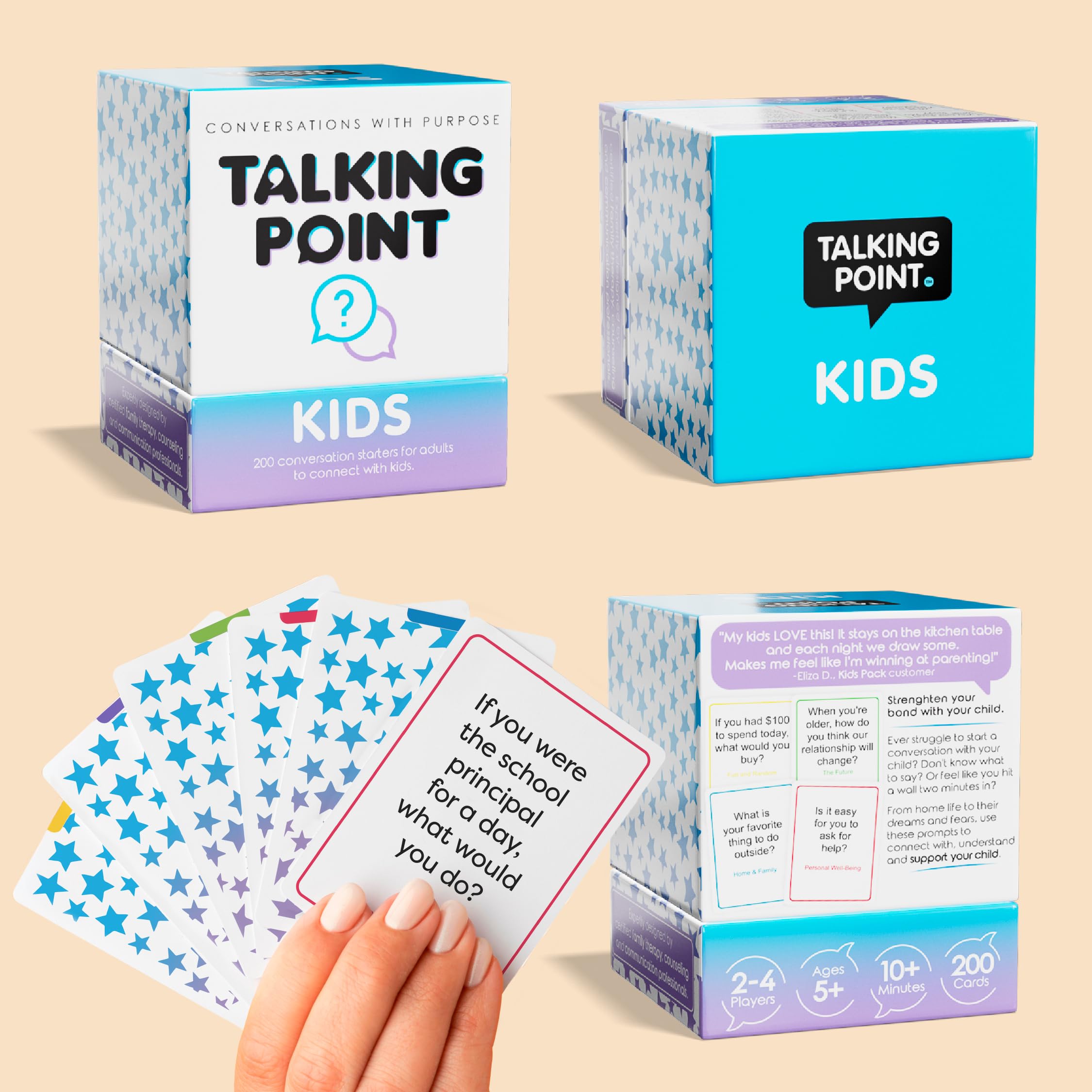 TALKING POINT CARDS terapeuta usando las tarjetas en una sesión educativa