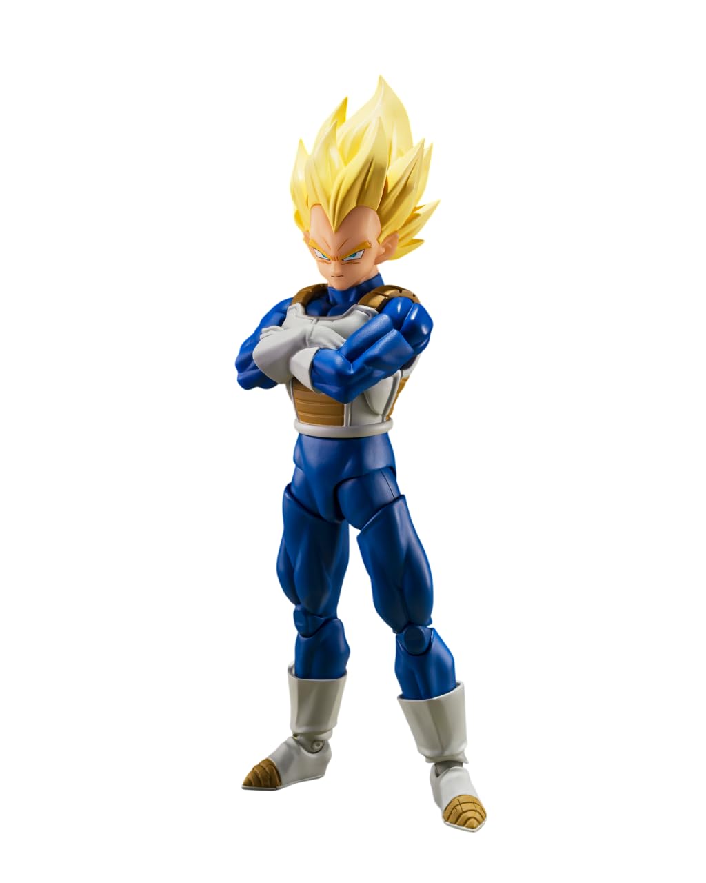 TAMASHII NATIONS Vegeta frontal mostrando detalle y fidelidad estética